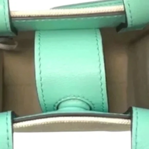 BNWT JIMMY CHOO MINI TOTE CROSSBODY ** Antique Jade - Picture 7 of 15